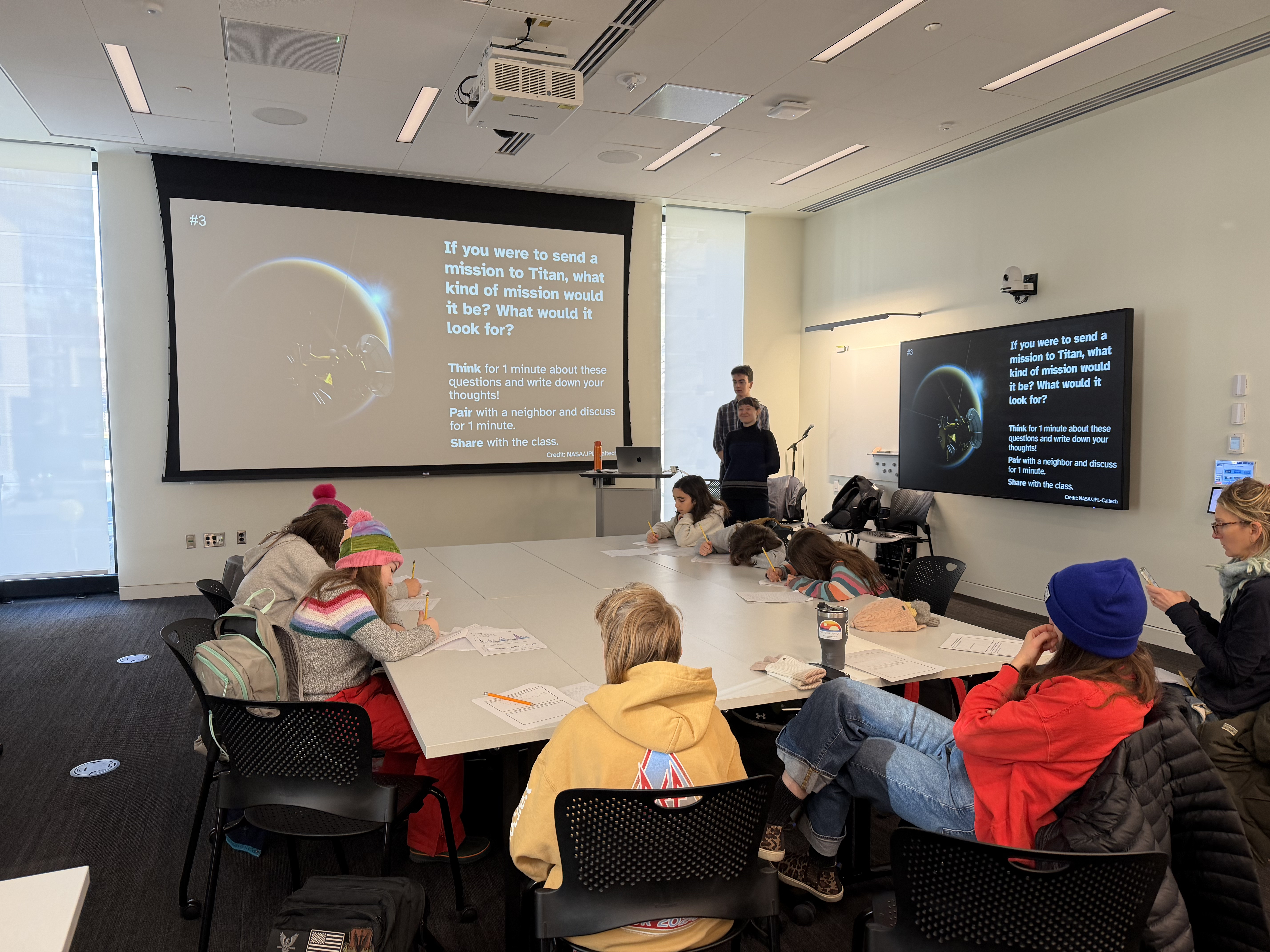 Students participating in the MIT Exoplanet Learning Program